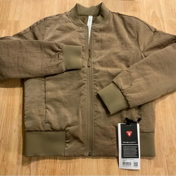 Lululemon Non Stop Bomber Jacket SZ 4 Reversible Water Repellent Base Warmth NWT - Picture 8 of 10